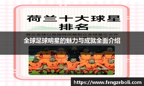 全球足球明星的魅力与成就全面介绍